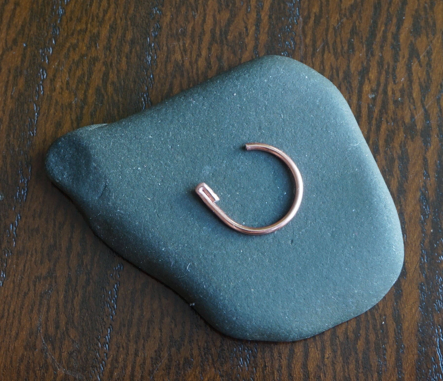 Fake Rose Gold Coloured Lip Ring Lip Piercing Lip Ring Etsy UK