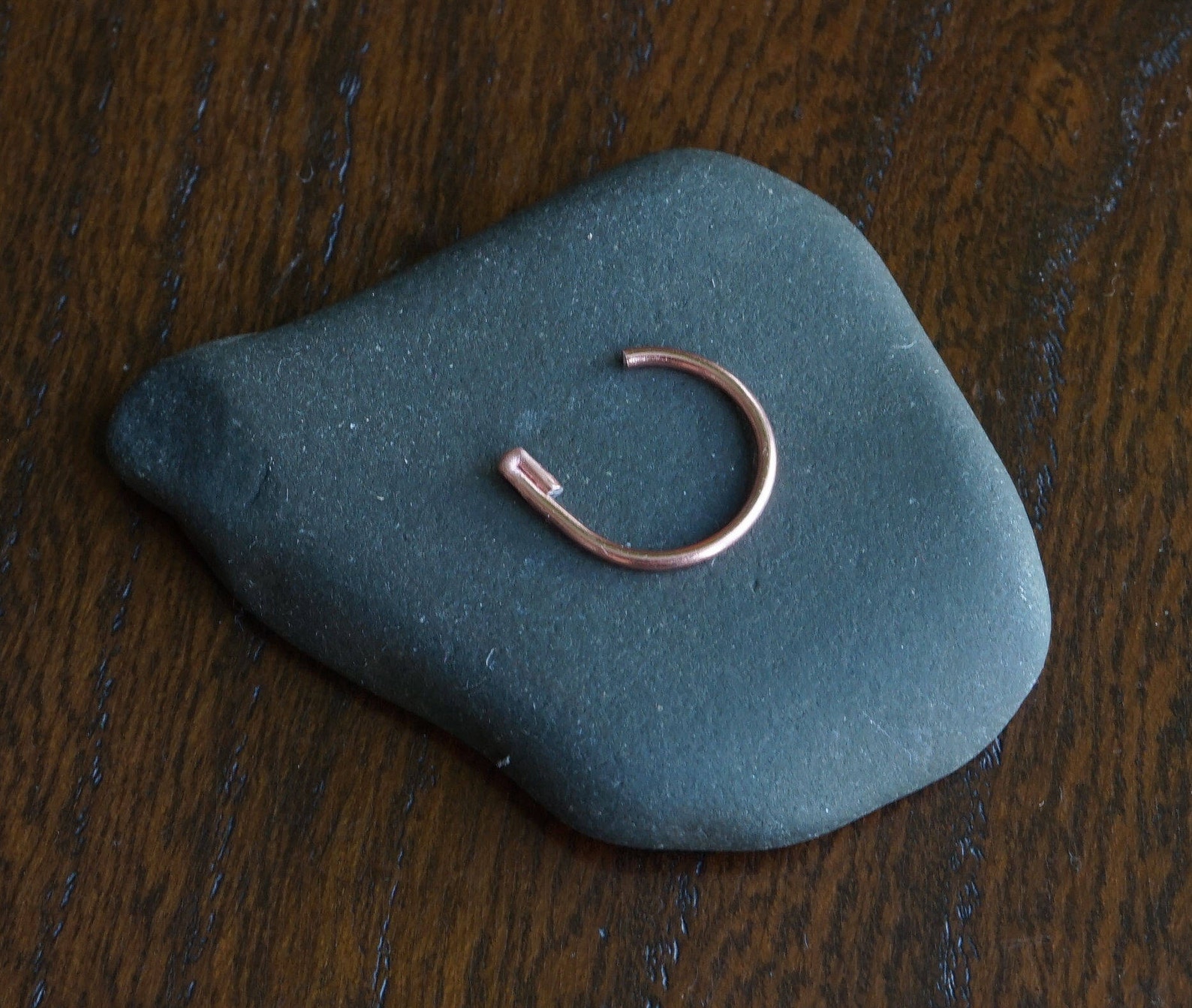 Fake Rose Gold Coloured Lip Ring Lip Piercing Lip Ring Etsy UK