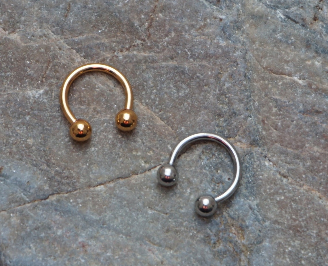 16G 8MM Horse Shoe Septum Septum Ring Gold Septum Septum Etsy UK