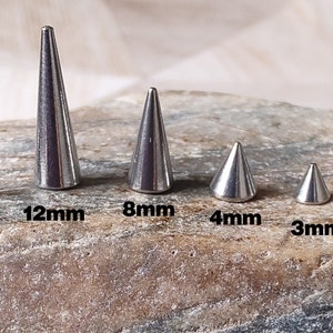 16g Replacement barbell spikes, replacement barbell cones, spare barbell spikes,16g spikes, extra barbell spikes, spikes for barbell,