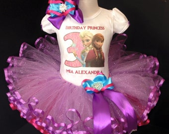 Any theme tutu with matching Tshirt and Hair bow