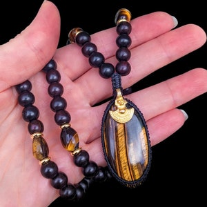 tiger ebony wood jewelry