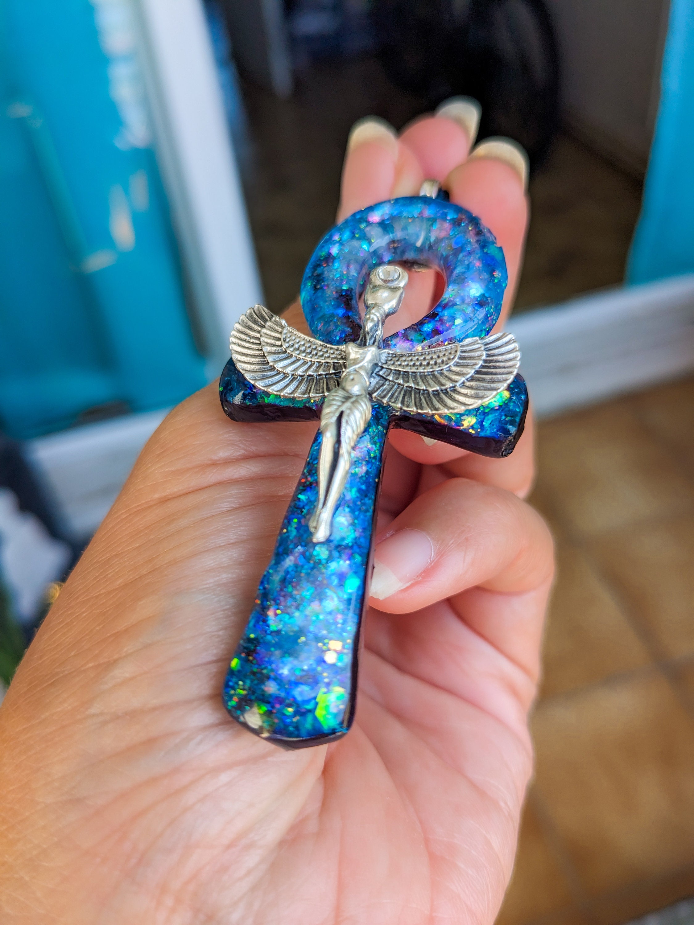オルゴナイト ハンドメイド アンククロスペンダント 【公式通販】