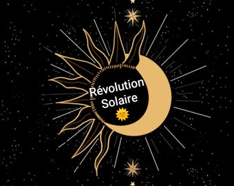 Solar revolution (annual theme over 12 months)