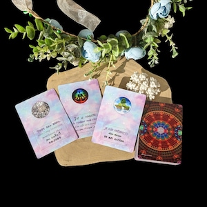 Jeu de carte affirmation positive cosmique