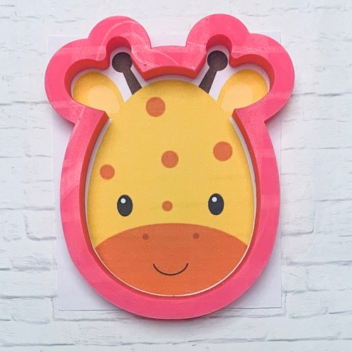 Safari Animal Faces Cookie Cutter Set Birthday Theme Etsy