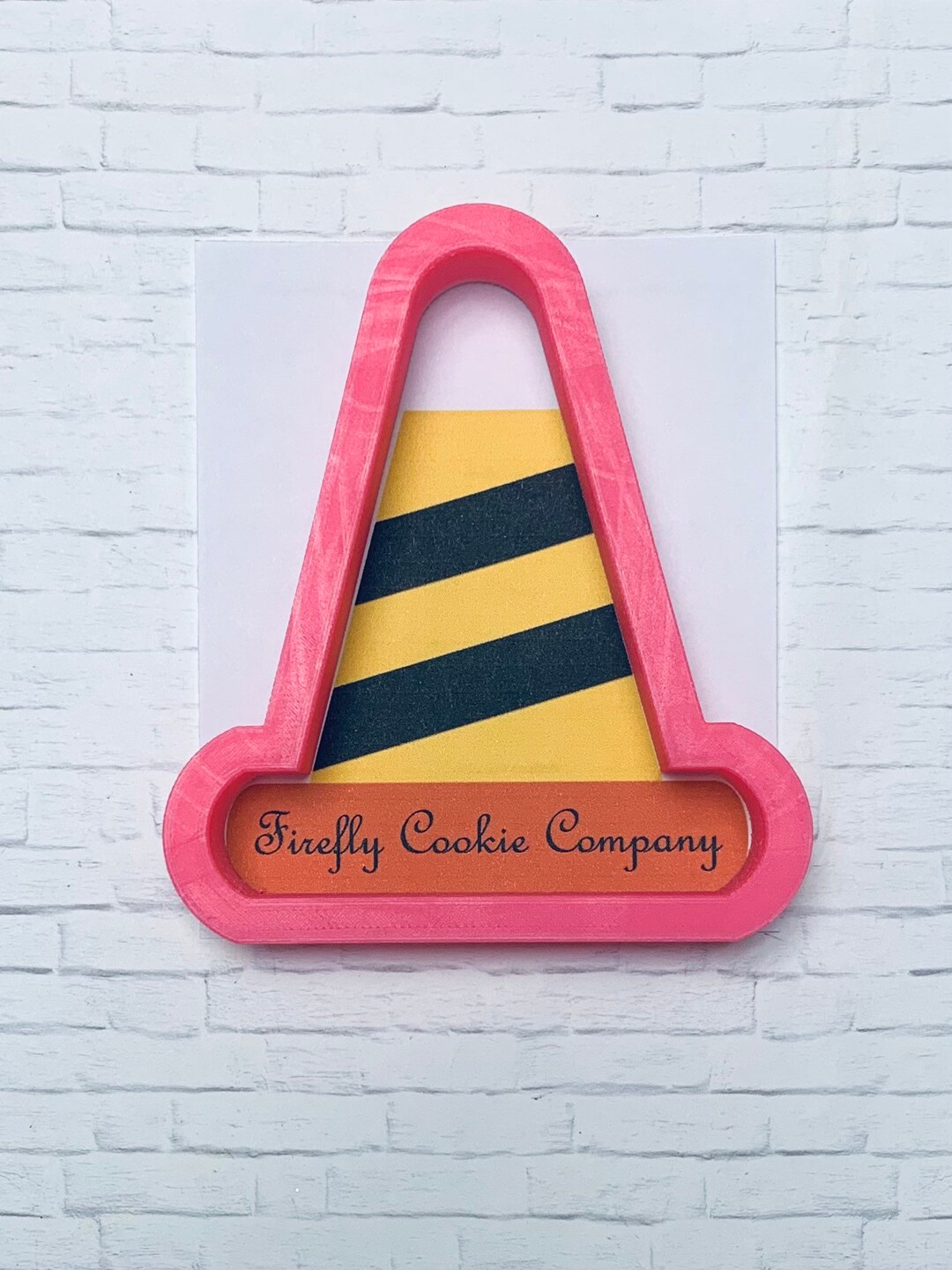Traffic Cone Cookie Cutter Birthday Etsy