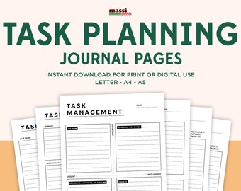 Habit Tracker Task Organiser A4 Printable - Etsy