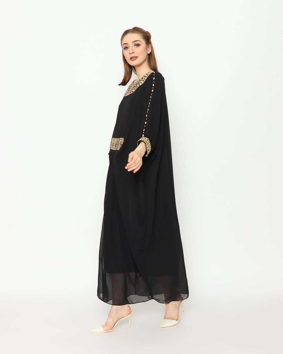 sequin kaftans