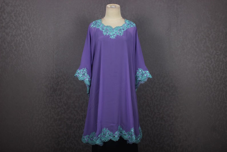 Bohemian Dress Beach Cover Up Oversize Loose Kaftan Dress Beach Cover Up Plus Size Dress Kaftan Long Dress