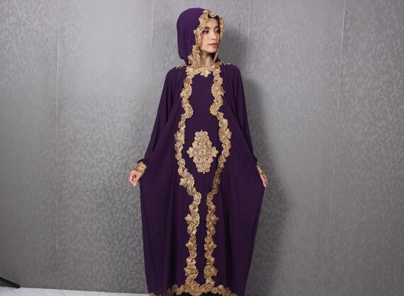 hooded kaftan