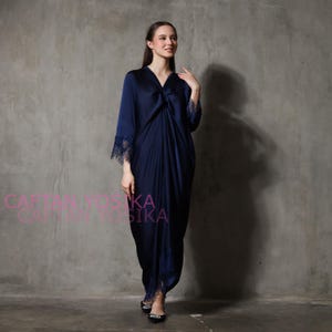 Kaftan Dress, Stylish, Elegant, Holiday Dress, Evening Dress, Loose Fit, Simple Dress, Boho Dress, Swim Cover Up