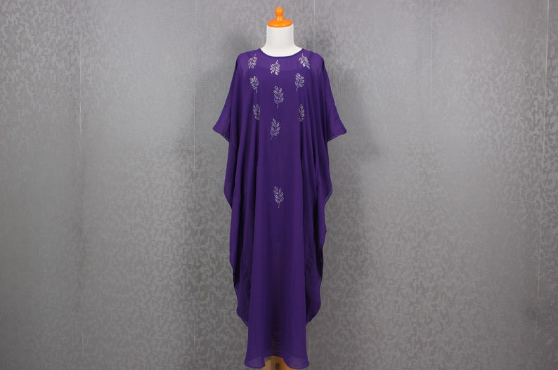 purple and silver sequin dress