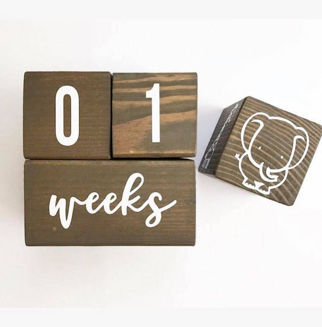 Milestone Blocks Etsy