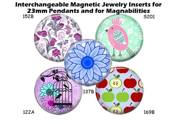 Magnetic Inserts for Magnabilities Jewelry Interchangeable Magnet