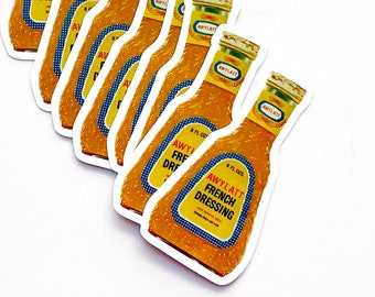 French dressing stickers