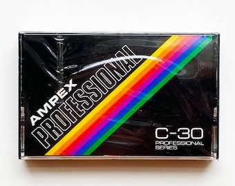 Ampex Professional C-30 vintage blank cassettes