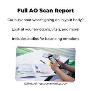 Complete AO Scan Report (Inner Voice, Vitals, Comprehensive, Body Systems)