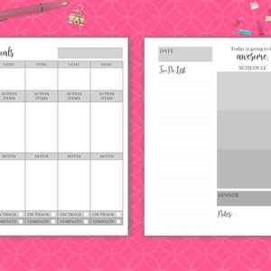 Printable Day Planner, Life Planner Binder, Printable Planner Binder ...