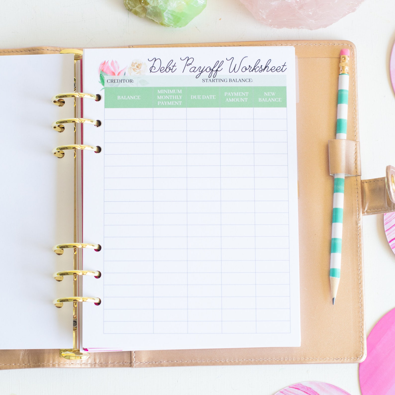 Printable A5 Budget Planner Inserts Printable A5 Planner Etsy