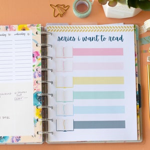 Printable Classic Happy Planner Book Inserts, Book Planner Inserts ...