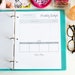 Printable Black and White Home Organization Binder, Printer-friendly ...