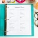Printable Black and White Home Organization Binder, Printer-friendly ...