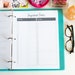 Printable Black and White Home Organization Binder, Printer-friendly ...