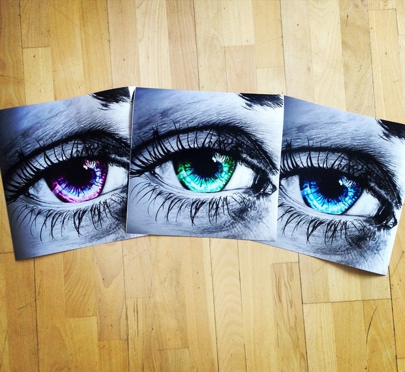 Illuminati acrylic Painting Prints Etsy