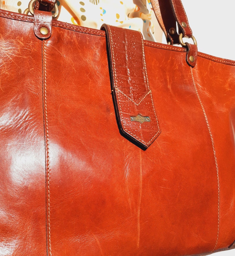 El Campero Leather Tote Bag Minimalist Elegance in a Large Shoulder Bag image 4