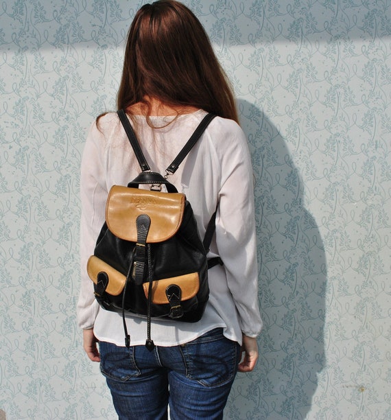Backpack leather, school backpack, travel backpack