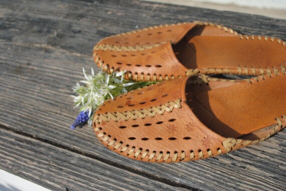 Slippers, slippers women, leather slippers, handma