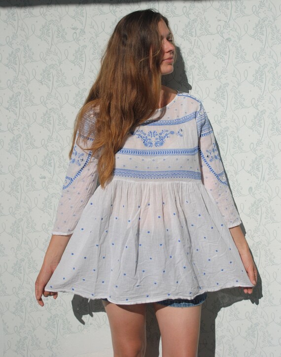 Embroidered blouse, Indian blouse, boho blouse