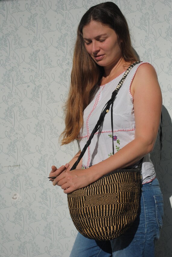 Beach bag, boho bag, bohemian bag, sisal bag, beac
