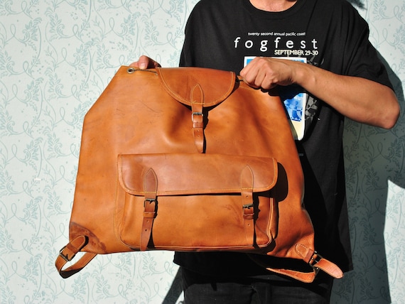 Backpack men, backpack leather, mens backpack, lar