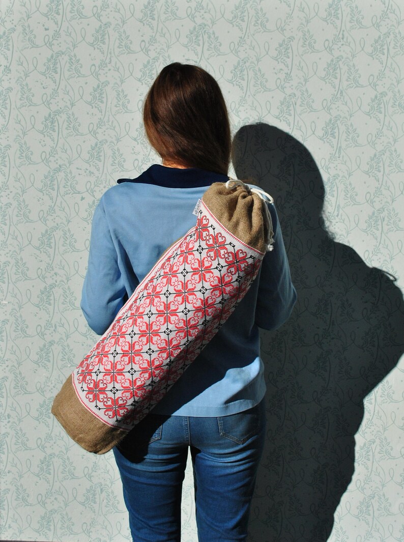 etsy yoga mat bag