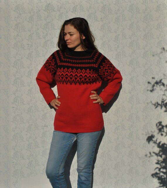 Pullover women, pullover sweater, pullover vintage