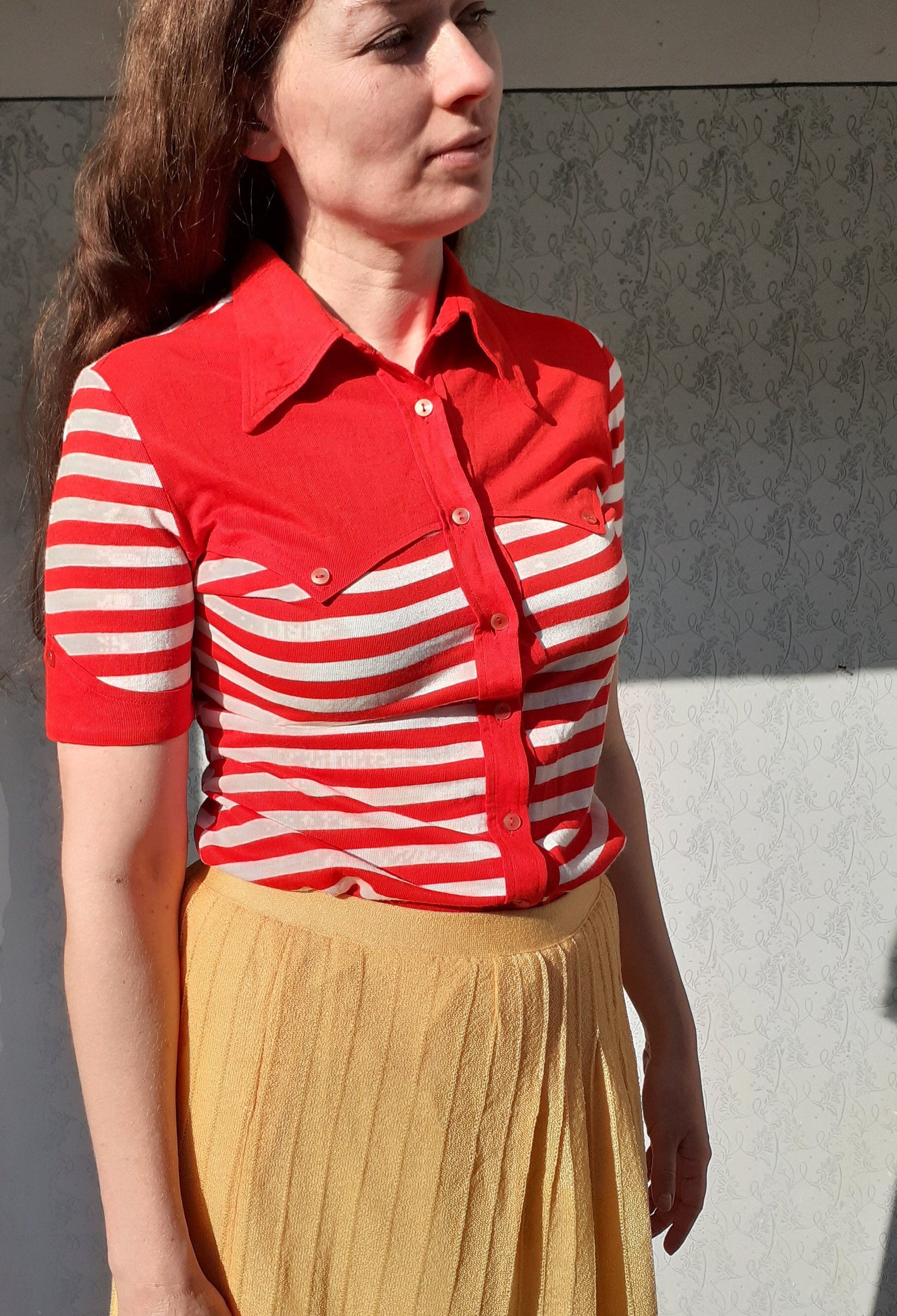 70s Striped Shirt - Etsy