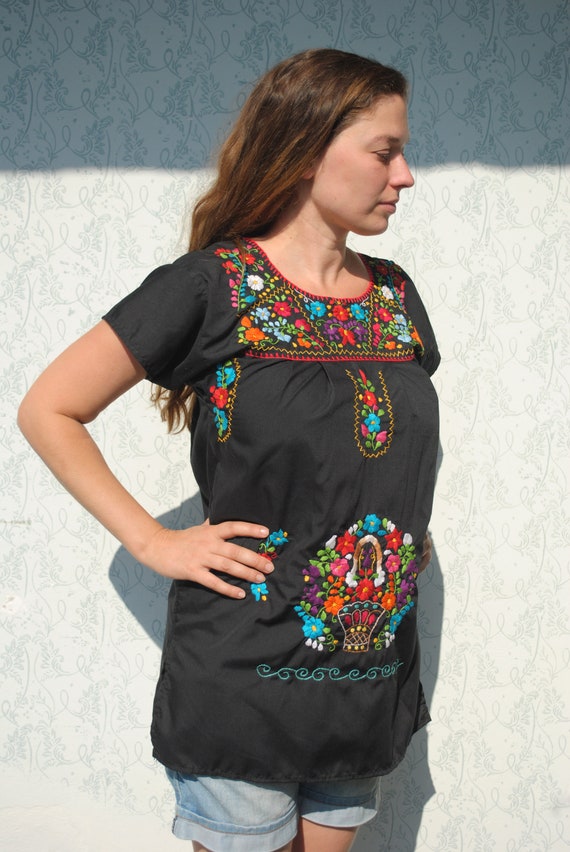 Mexican dress, Mexican blouse, Mexican dress, Mexi