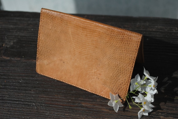 Handmade leather wallet, thin wallet for women