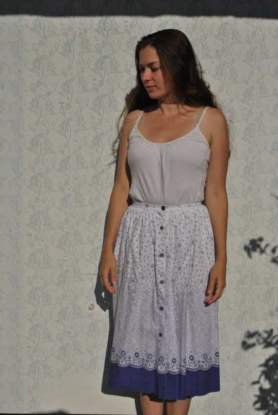 Cottagecore skirt, cottagecore clothing, vintage b
