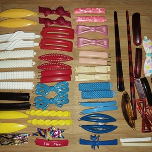 Lot of Vintage Hair Clips - Etsy display picture 2