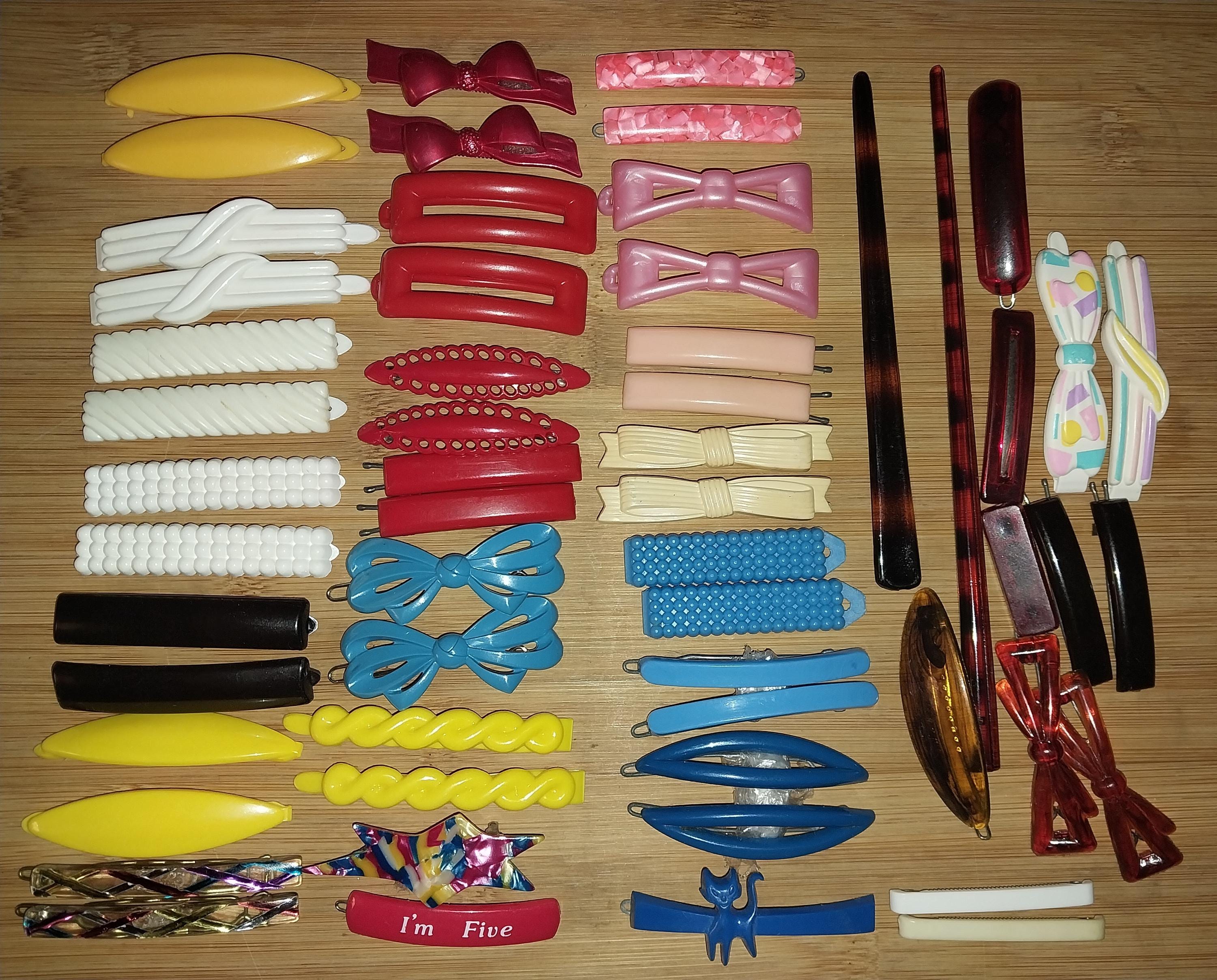 Vintage Barrettes Lot of 14 Vintage 1989 Goody Girls 14 Barrettes Snap | Mercari main image 3