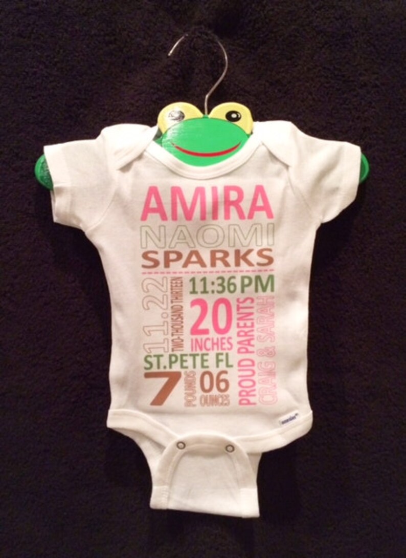 Preemie Clothes Preemie Size Baby Gift Birth Stats Onesie Etsy