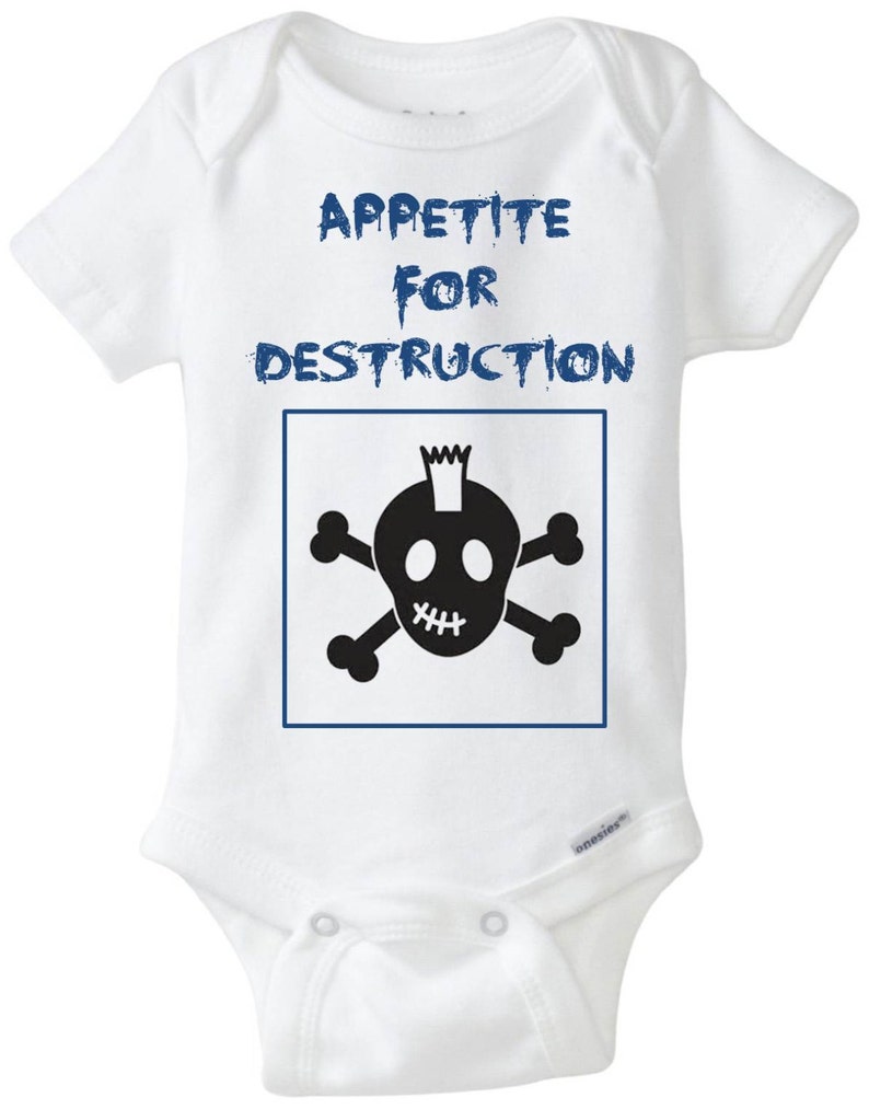 Funny Baby Bodysuit Halloween Costume Appetite for Etsy