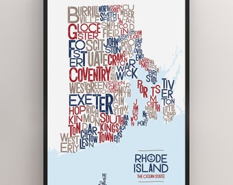 Rhode Island, Art Print