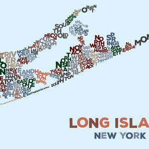 Long Island, New York - Die Städte, Dörfer und Weiler, aus denen Long Island besteht