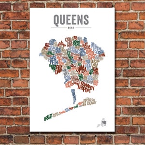 The Boroughs of New York City Serie – Damen, Kunstdruck