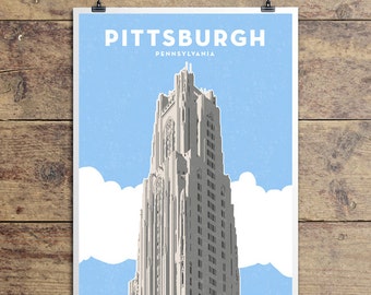 Cathedral of Learning, Pittsburgh Pennsylvania, Art Print