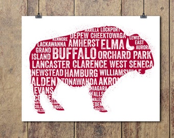 Buffalo Towns — We Are One, Art Print